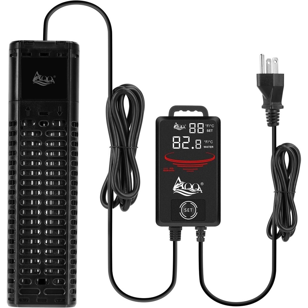 AQQA 1200W Aquarium Heater Submersible 155-265 Gallon Fish Tank‎ Digital Display